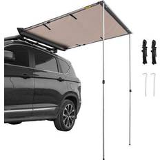 VEVOR Camping & Outdoor VEVOR Car Awning Car Tent Retractable Waterproof SUV Rooftop Khaki 8.2'x6.5'