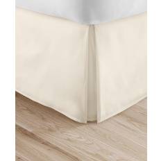 Twin XL Valance Sheets Home Collection Premium Pleated Valance Sheet Beige (99.1x205.7)