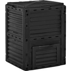 Compost OutSunny 80 Gal. Large Capacity Stationary Composter Garden Compost Bin