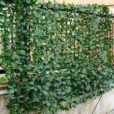 Enclosures Costway 40 x95 Green Faux Ivy Leaf Privacy Fence Screen