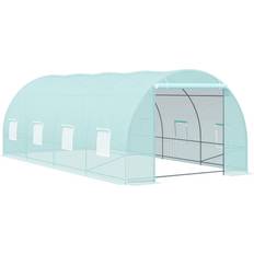 Freestanding Greenhouses OutSunny 20’ 10’ 7’ Freestanding High Tunnel Walk-In Garden Greenhouse Kit