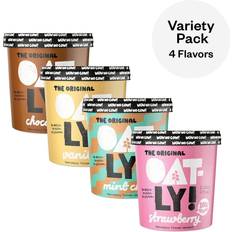 Snacks Oatly Non-Dairy Frozen Dessert Variety Pack 4 cartons