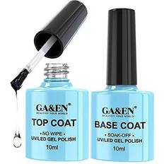 Base Coats Nail Art Soak Off Base Coat + No Wipe Top Coat Set