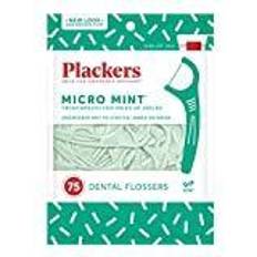 Flosser Picks Plackers Micro Mint Dental Flossers 75-pack