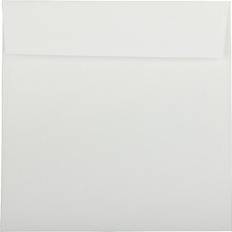 Jam Paper Â 8.5 x 8.5 Square Strathmore Invitation Envelopes, Bright White Wove, 25/Pack (900858534) Bright White