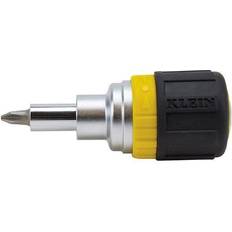 Klein Tools 32593 6-in-1 Stubby Ratchet Bit Screwdriver