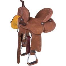 Equestrian King Medina Rough Out Barrel Saddle