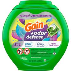 Bathroom Cleaners Gain Flings Super Fresh 3-in-1 with Febreze Oxi Odor Defense Liquid Laundry Detergent