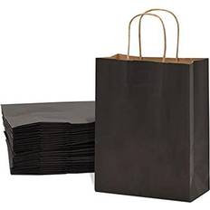 Black Kraft Paper Bags, 8x4.75x10.25, 25ct