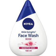 Nivea Face Cleansers Nivea Women Face Wash for Sensitive Skin Milk Delights Rose