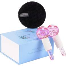 CIBLUTY Facial Ice beauty ball- 2PC Globes Pink Facial Roller Globe