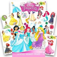 Crafts Disney Princess Tattoos 50 Assorted Temporary Tattoos ~ Cinderella, Ariel, Belle, and More!