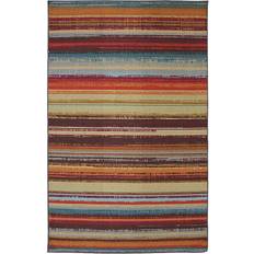 Mohawk indoor outdoor carpet Mohawk Home Indoor/outdoor Ave Stripe 10'x14' Red, Orange, Blue