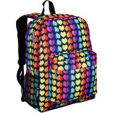 Wildkin Girls Rainbow Hearts 16-Inch Backpack, Black