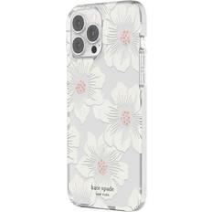 Kate Spade Samsung Galaxy S22 Ultra Mobile Phone Accessories Kate Spade Protective Hardshell Case Hollyhock Floral for iPhone 13 Pro Max/12 Pro Max Cases