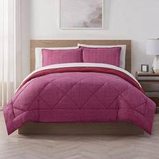Bed Linen Serta Supersoft Washed Solid Bedspread Red