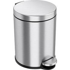 Bathroom garbage can with lid itouchless SoftStep 1.32 Step