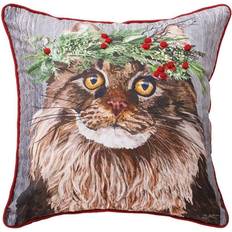 Snowy Trees Pillow by C&F Home