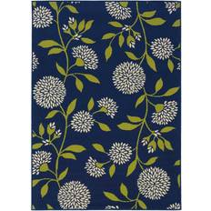 Blue indoor outdoor carpet StyleHaven Oriental Weavers Caspian Blue, Green