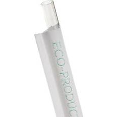 Eco-ProductsÂ Clear Wrapped Straw, 7.75"L, 7200/Carton (EP-ST780) Clear