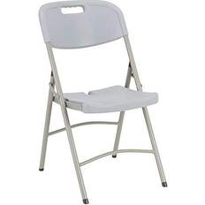 Stools & Benches Norwood Commercial Furniture Heavy-Duty Indoor/Outdoor Blow-Molded Folding Chair Gray (Pack of 4)