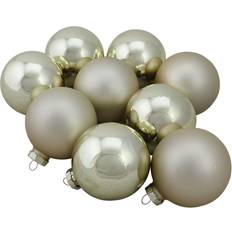 9-Piece Shiny Matte Gold Ball