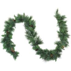 Northlight 9' White Valley Pine Artificial Garland Unlit