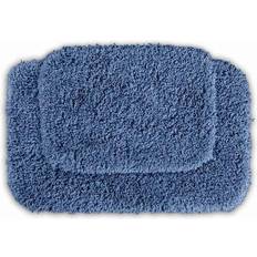 Garland Serendipity Washable 2pc. Bath Rug Blue