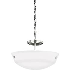 Generation Lighting Kerrville Brushed Nickel Pendant Lamp 15"