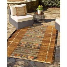 Carpets Liora Manne Tribal Stripe Brown, Black, Yellow, Gold