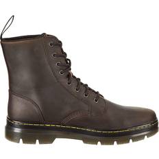 Synthetic Lace Boots Dr. Martens 1460 Crazy Horse - Brown
