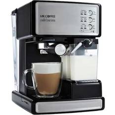 Zulay Kitchen Magia Manual Espresso Machine with Grinder and Milk Frother  Latte Cappuccino Machine