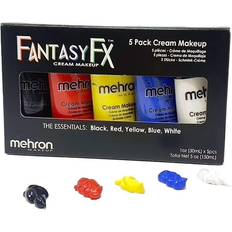 Contouring Mehron Makeup Fantasy FX Cream Makeup 5 Pack Essential Kit Water Based Face & Body Paint