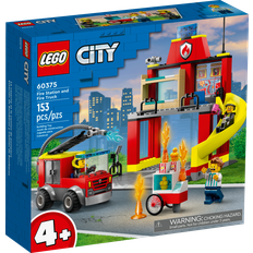 Feuerwehrleute Bauspielzeuge Lego City Fire Station & Fire Engine 60375