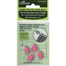 Knitting Needle Stoppers Clover For Sizes 0-10.5 4/Pkg Point Protectors Petit