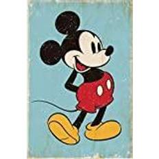 Innredningsdetaljer Disney Poster 61X91 - Mouse Retro