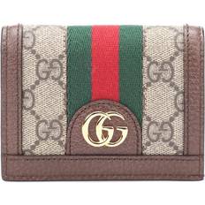 Wallets & Key Holders Gucci Ophidia GG Card Case Wallet - Brown