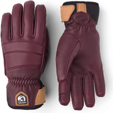 Røde - Unisex Hansker Hestra Fall Line 5-Finger - Bordeaux