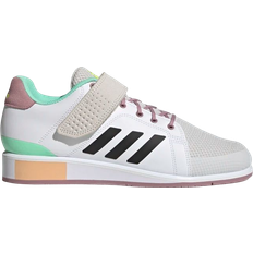 38 ⅔ - Unisex Treningssko Adidas Power Perfect 3 Tokyo - Cloud White/Core Black/Solar Yellow