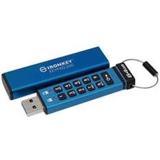 64 GB USB Flash Drives Kingston Ironkey Keypad 200 64GB