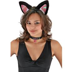 Ears Collar Headband & Tail Kit Black