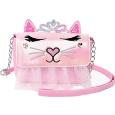 OMG! Accessories Miss Bella the Kitty Striped Mini Backpack, Pink