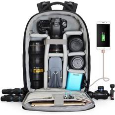 Camera Bag Waterproof Camera Sling Backpack with Rain Cover Outdoor Travel  Backpack Camera Bag Case for Laptop Canon Nikon Sony Pentax  CamerasLensTripod and Accessories Camouflage 