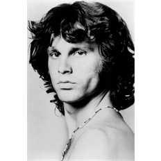 Svarte Malerier Malerifabrikken - Poster Jim Morrison Maleri