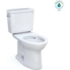 Toto Water Toilets Toto CST776CEG Drake 1.28 GPF Two Piece Elongated Toilet with Left Hand Lever Cotton Fixture Toilet Two-Piece Elongated Cotton