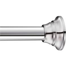 Shower Curtain Rods Moen TR1000CH 44-72-Inch Adjustable Tension Straight Shower