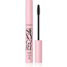 Wimpernprimer Eveline Cosmetics Sexy Girl Volumising and Lengthening Mascara 2 in 1 Shade Black 10 ml