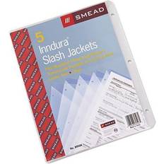 Staples 2-Pocket Presentation Folders, Clear, 5/Pack (36051) Clear