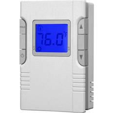 Room Thermostats King Electric Programmable Thermostat HP30 Dual Single-Pole 2 Circuit 120/208/240V 16A Per Circuit