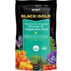 Seeds Black Gold Organic Flower and Vegetable Garden Soil 1.5 cu